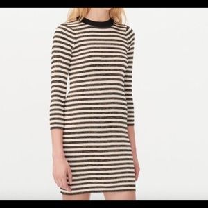 Sandro Lurex Stripped Dress